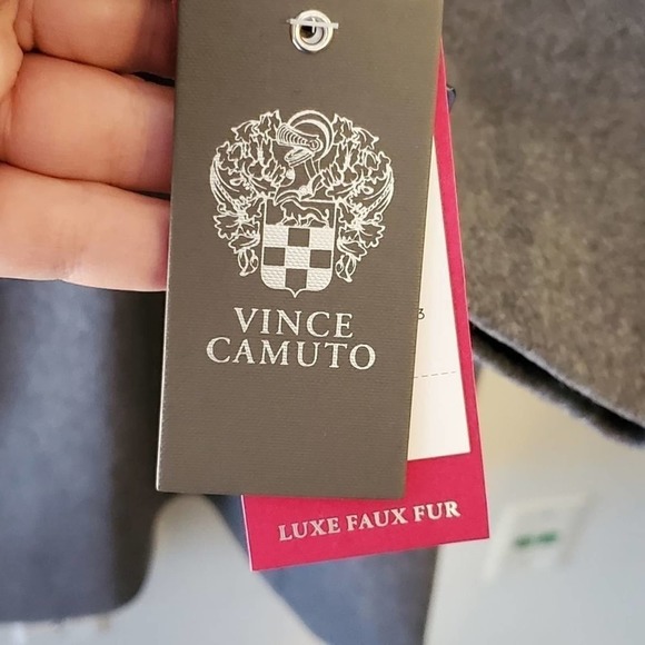 VINCE Camuto faux‎ fur wool coat women's size 3X new!!! - Picture 8 of 11